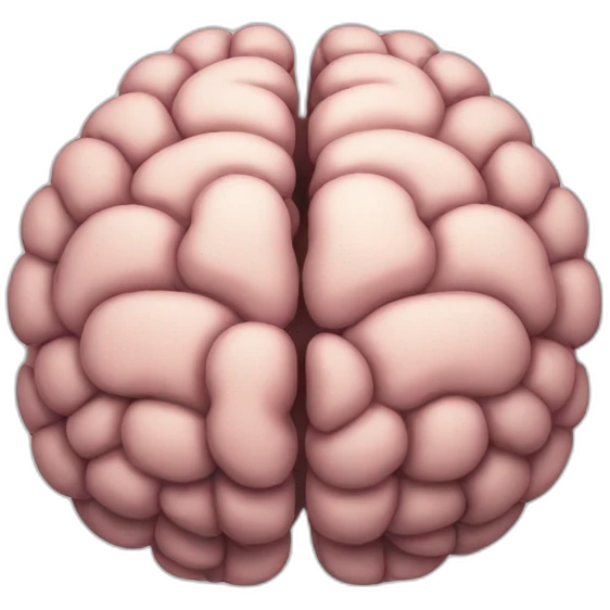 a brain emoji