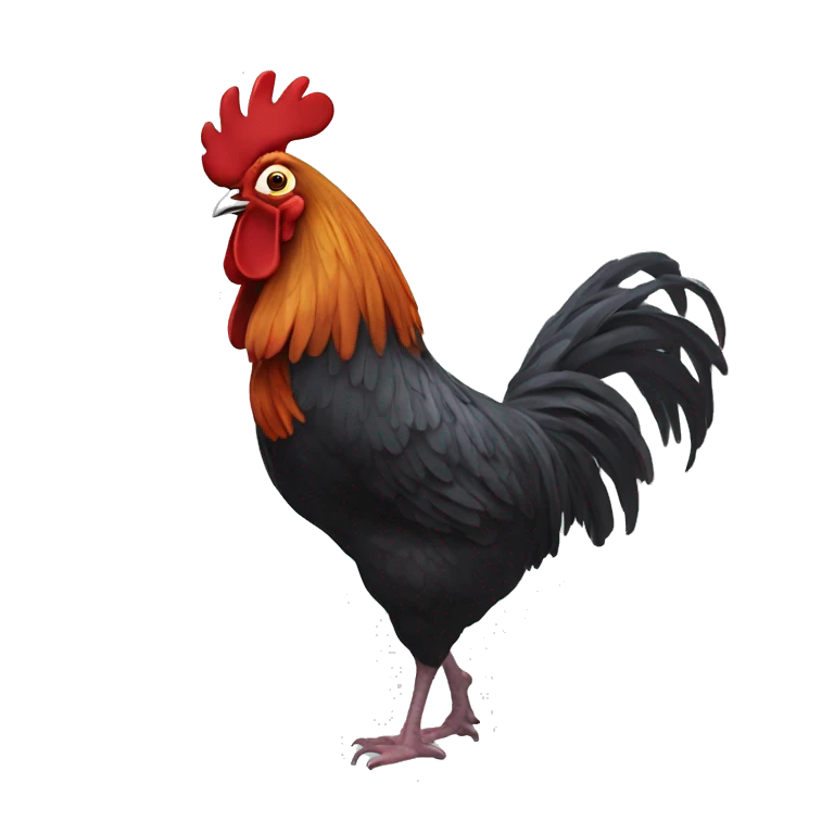 Un coq qui danse emoji