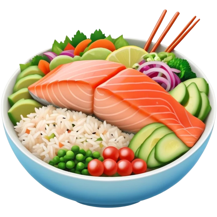 poke bowl emoji