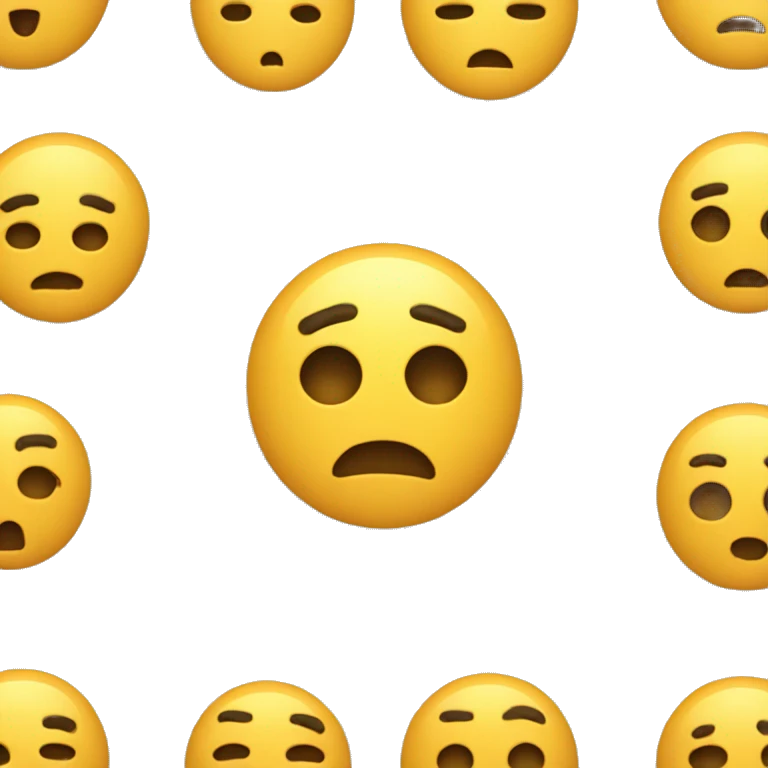 Sad face with shakka hands emoji