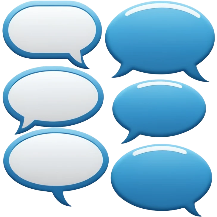 speech bubbles emoji