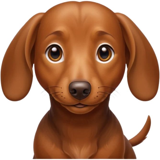 Perro salchicha emoji