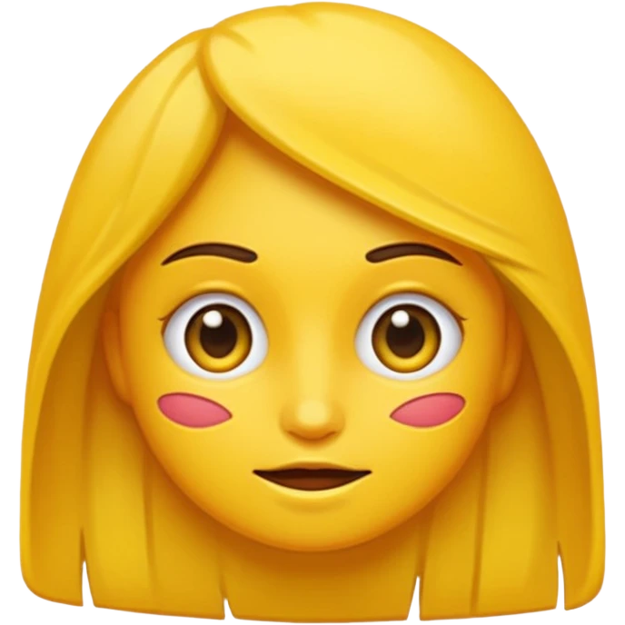 Emoji amarillo mordiéndose la uña emoji