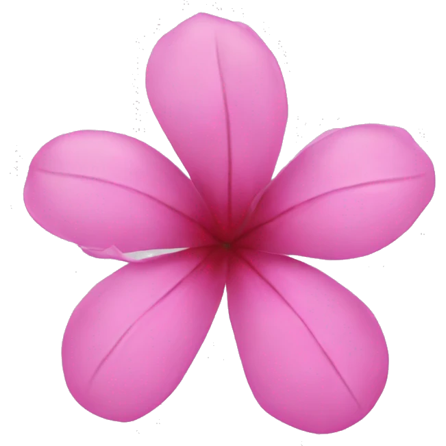 Beach flower pink emoji