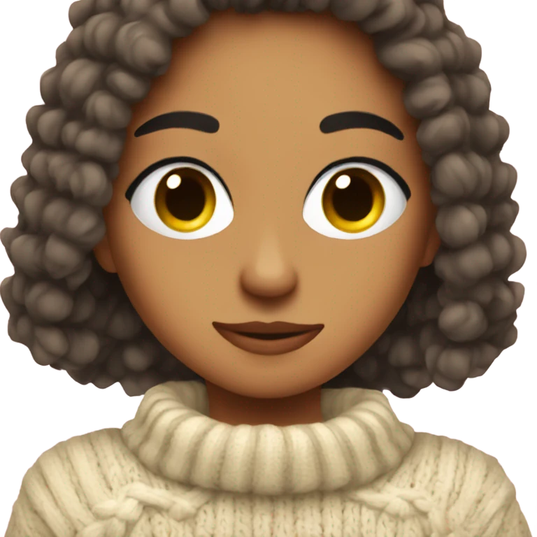 A cute and cozy sweater  emoji