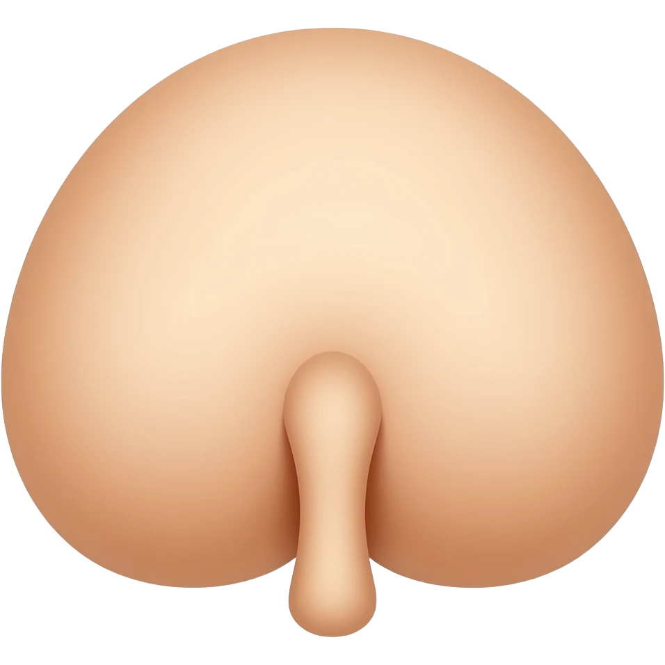 Nude Female pussy in emoji style emoji