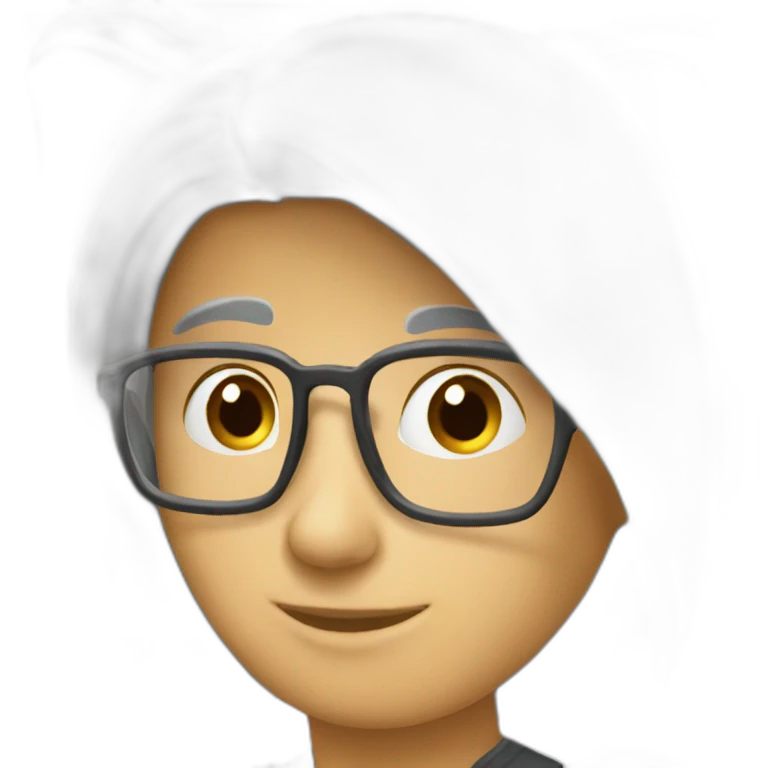 Personne de profil prenant une photo emoji