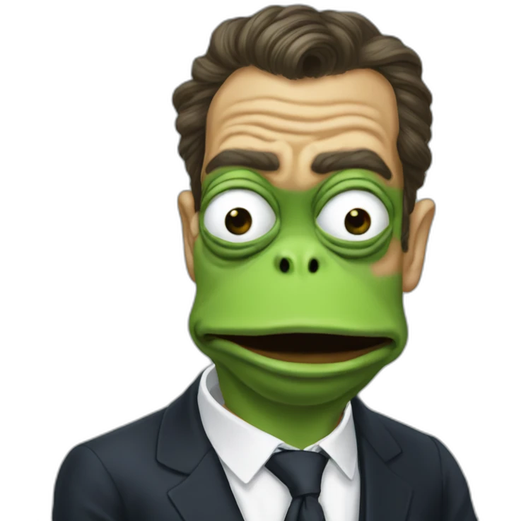 Nicolas Sarkozy pepe frog emoji