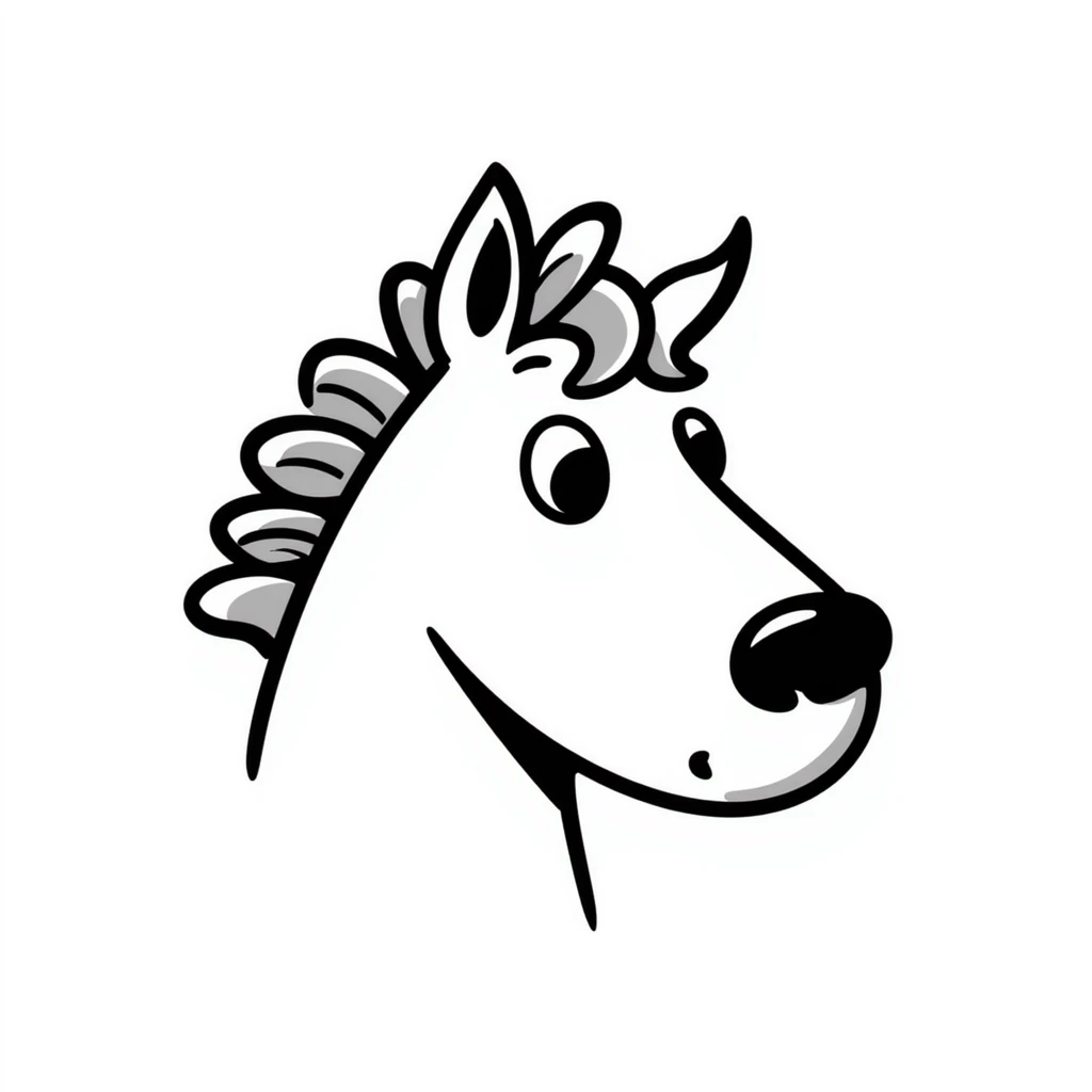 horse face emoji