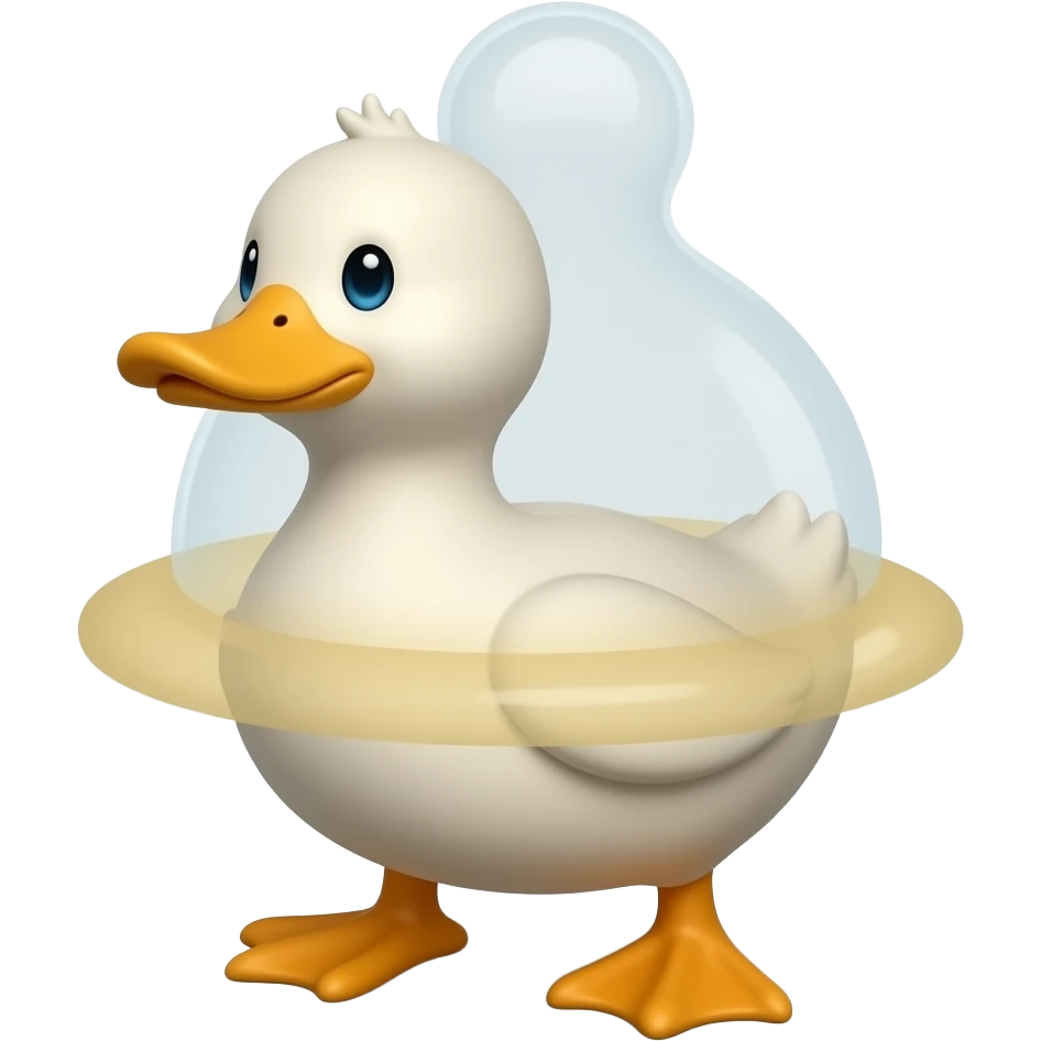 Condom duck emoji