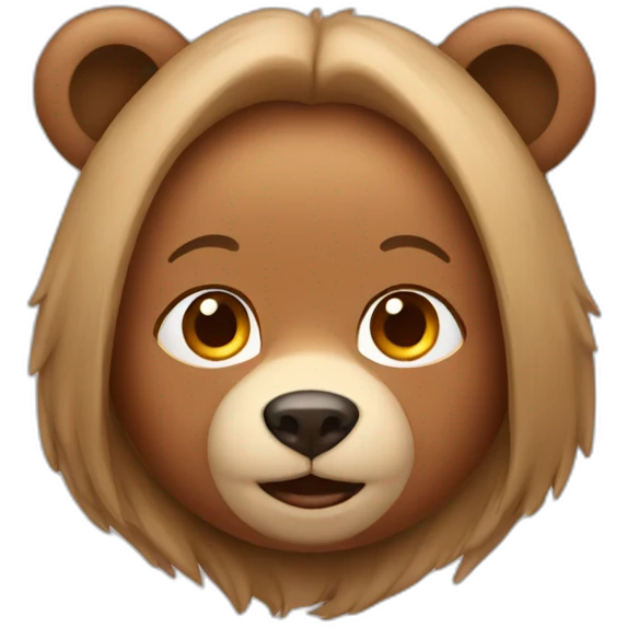 female bear emoji
