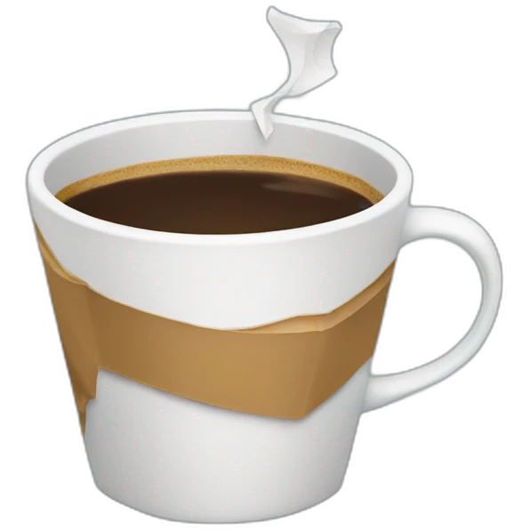 coffee cup broken emoji