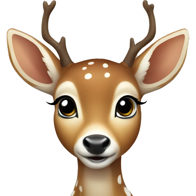 Baby deer with 3 white spots  emoji