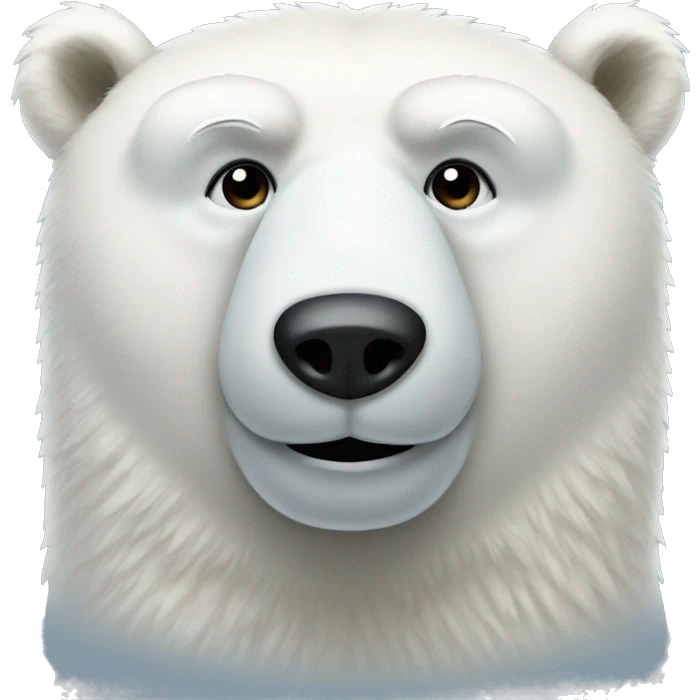 Polar bear emoji