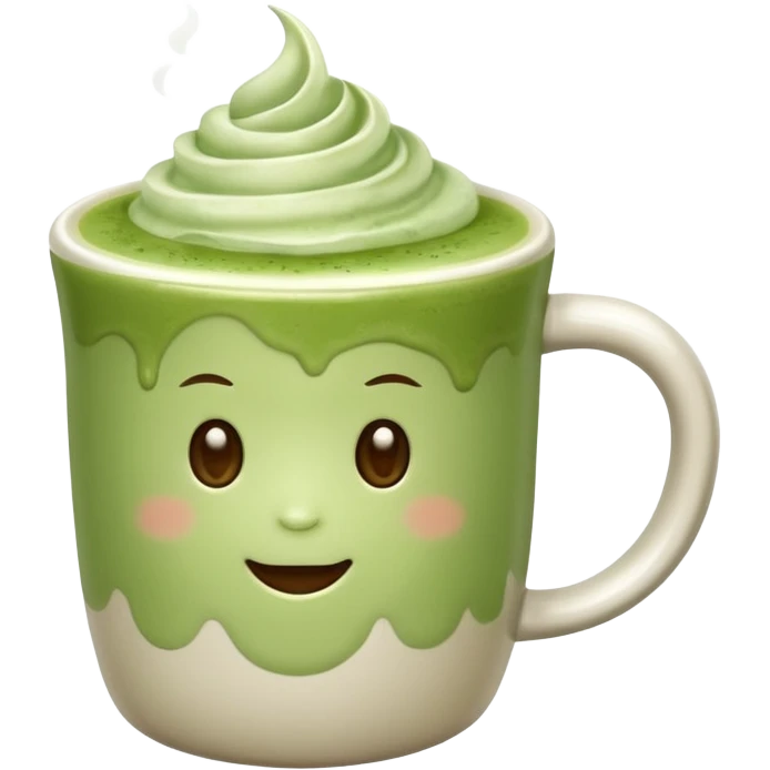 Matcha latte  emoji