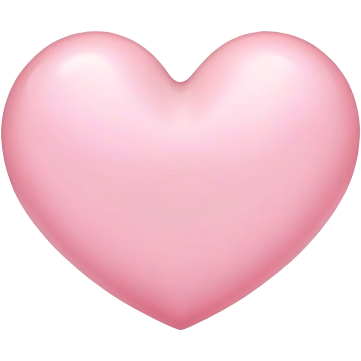 Cœur rose clair emoji