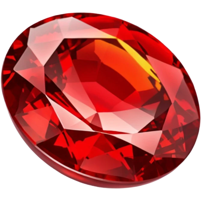 red magical stone emoji