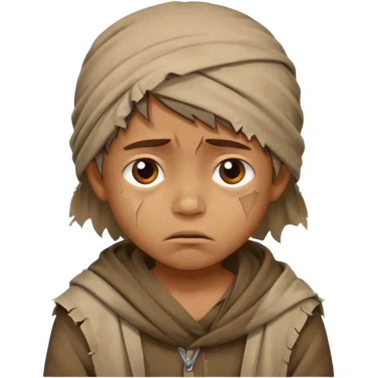 begger kid emoji