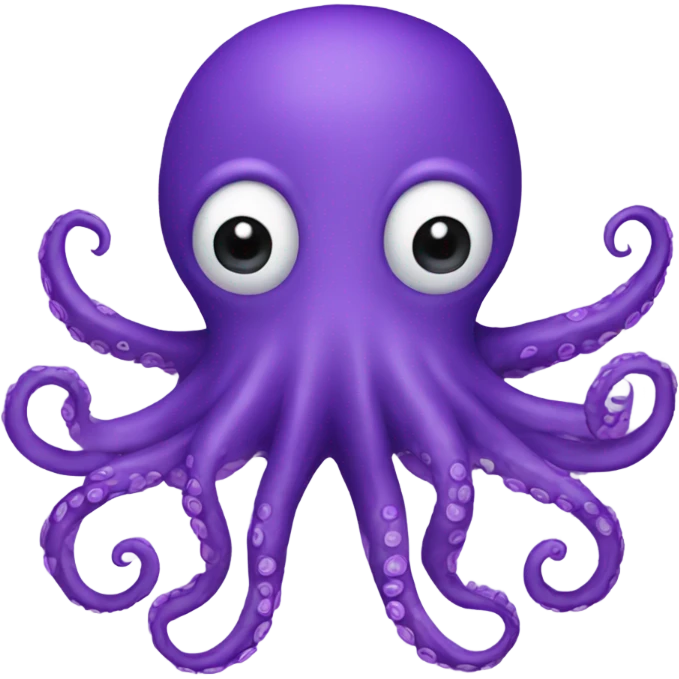 Purple octupus emoji