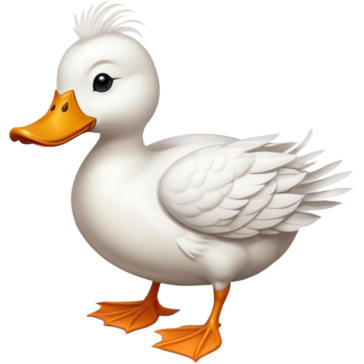 duck holding a loaf of bread emoji