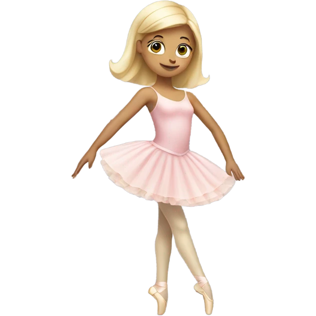 ballerina blonde girl emoji