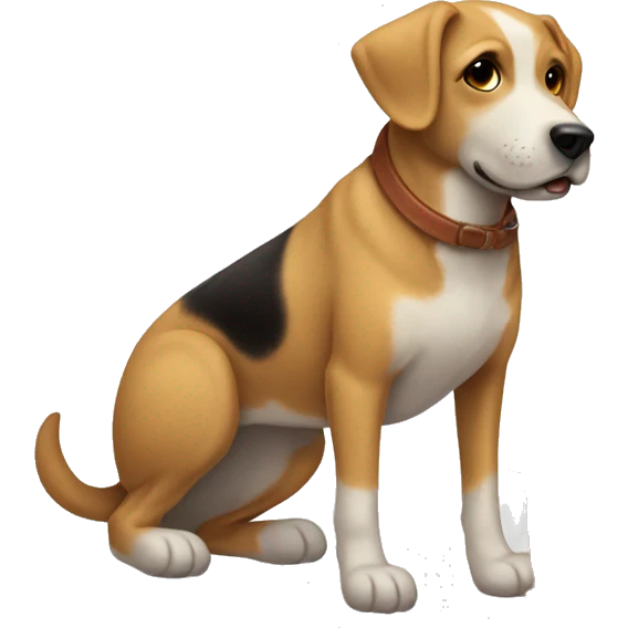 Perro y canasta  emoji