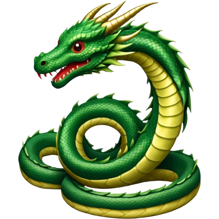 Serpent dragon  emoji