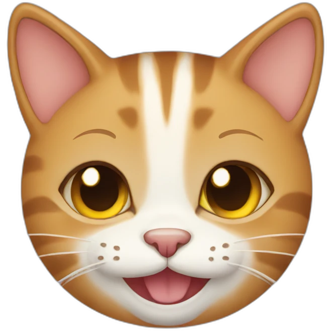 Cat smiling emoji