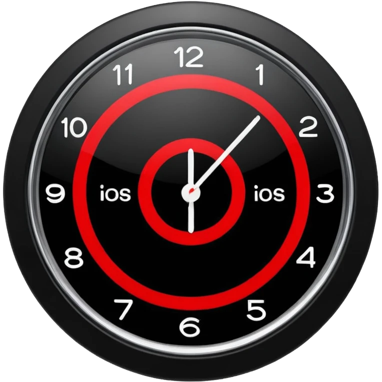 round twist timer with minute markings emoji