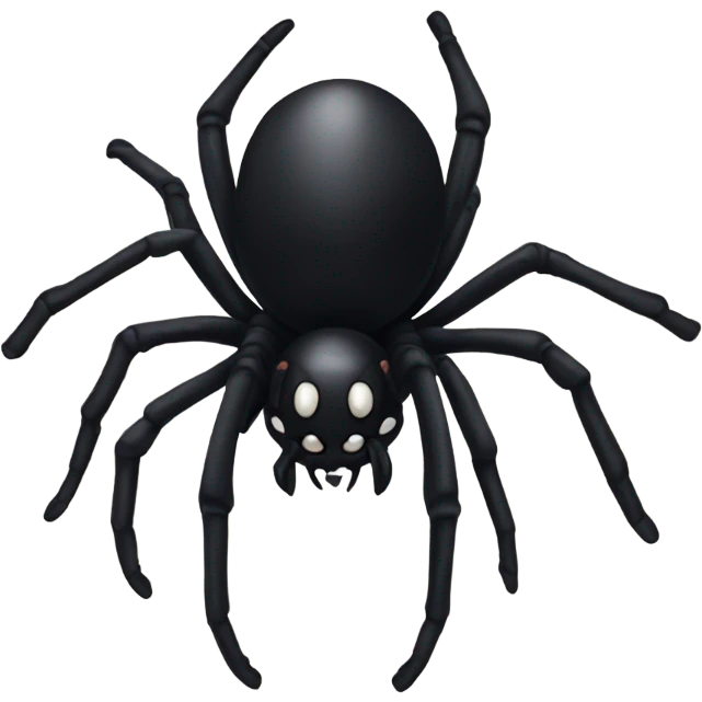 black widow spider emoji