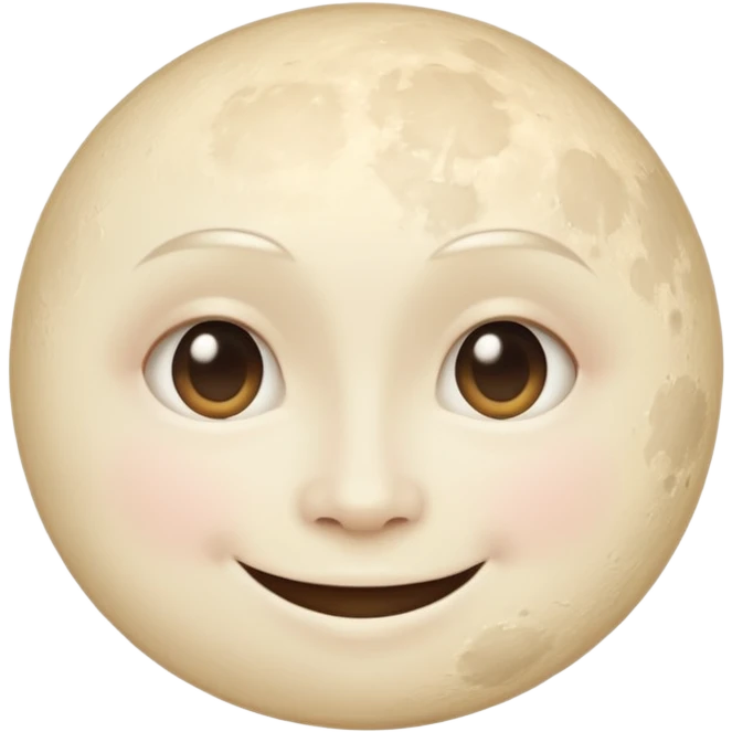 moon face emoji