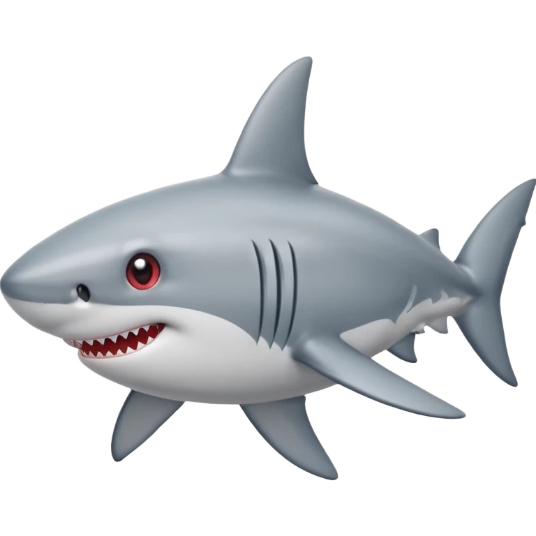 Shark with heart for eyes emoji