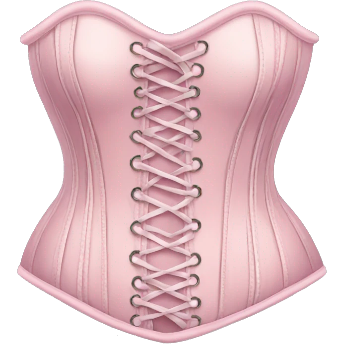 soft pink corset emoji