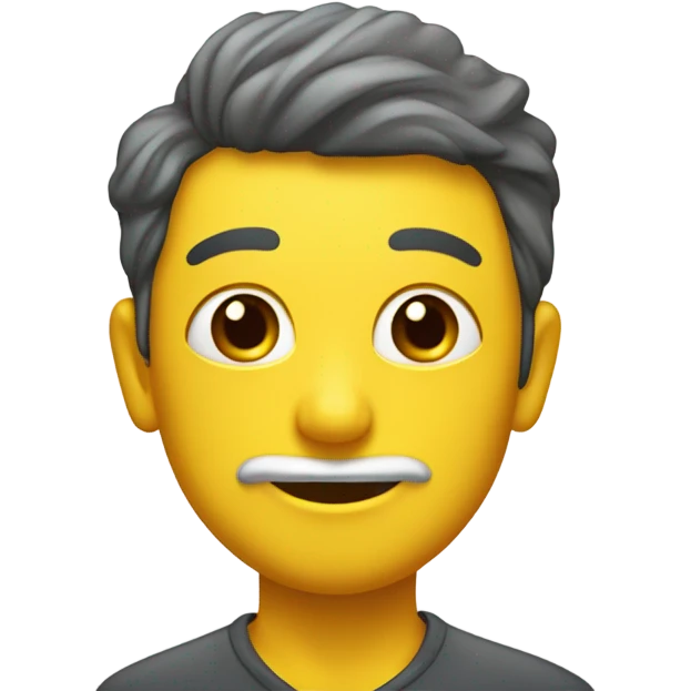 jabón amarillo sin cara emoji
