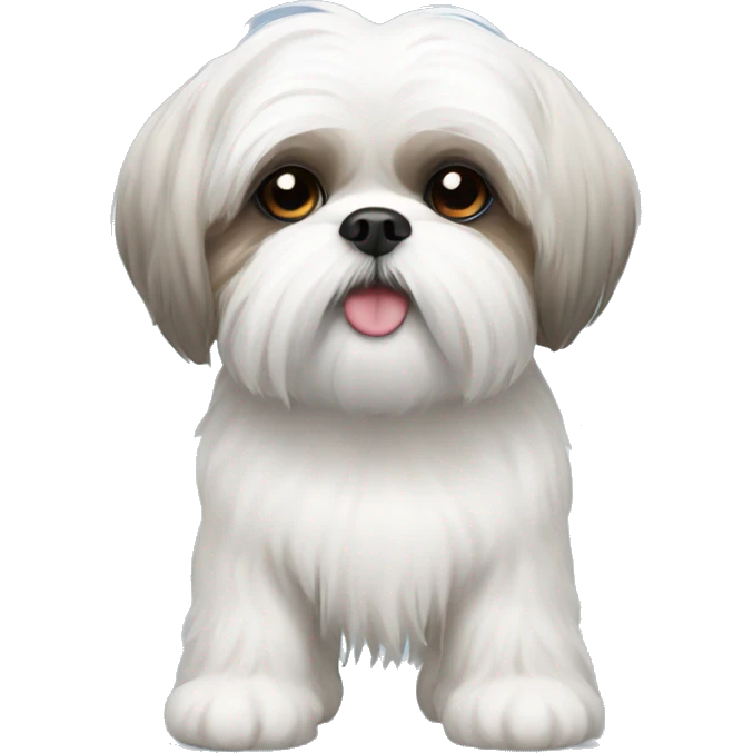 White shih tzu emoji