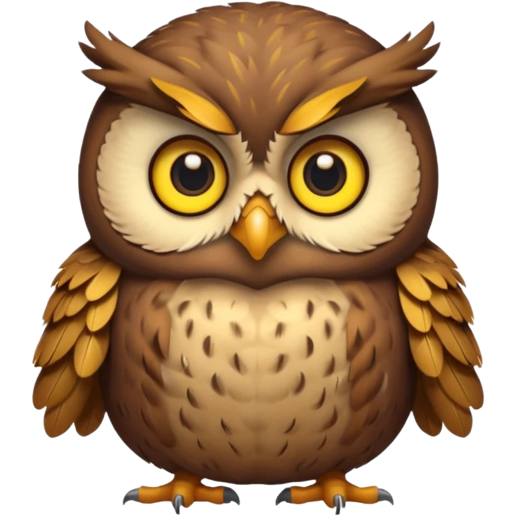 şişko baykuş emoji