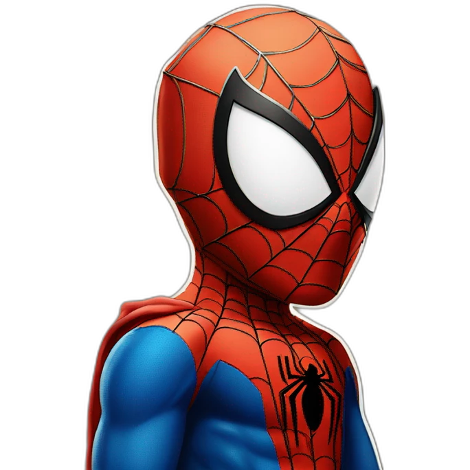 Spider-Man tisse une toile emoji