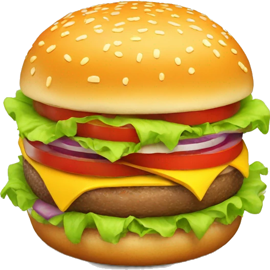 3d Burger  emoji