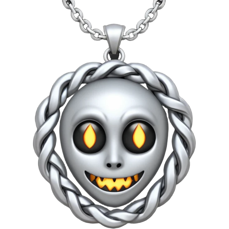 cursed necklace emoji