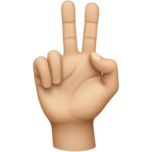 hand emoji with third finger half banded  emoji
