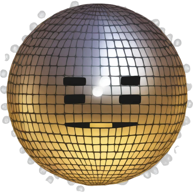 A disco ball emoji