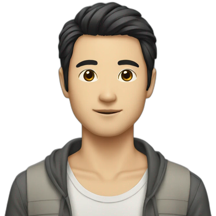 Japanese-guy-black-hair emoji