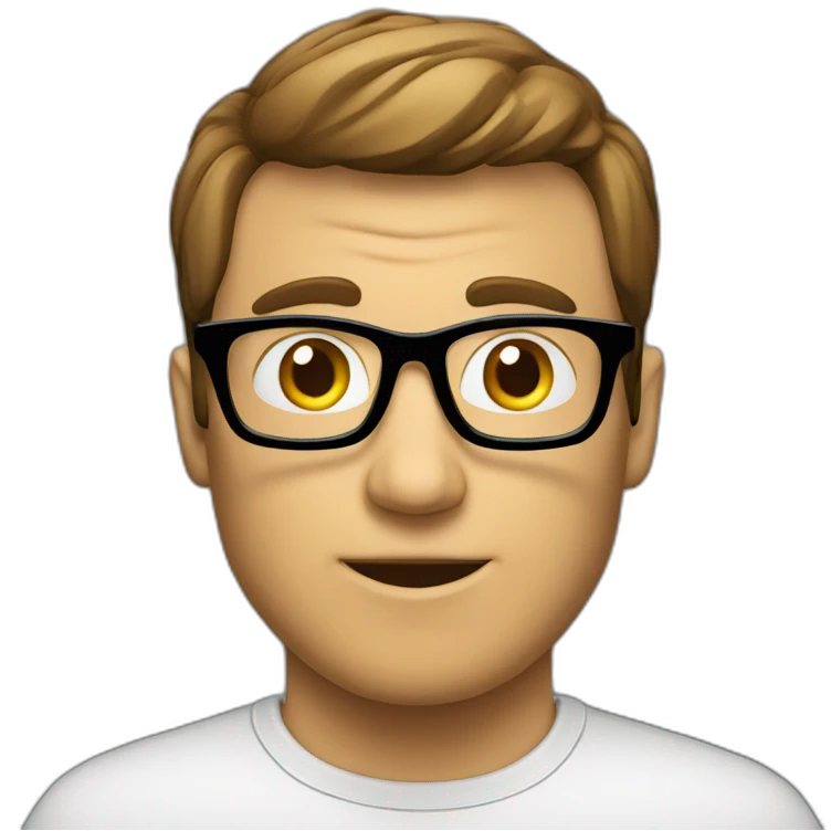 a computer geek emoji