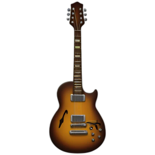 Musico guitarra eléctrica emoji