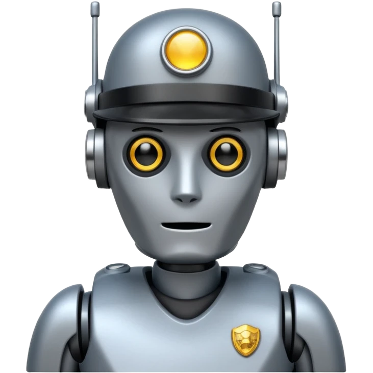 robot cop emoji