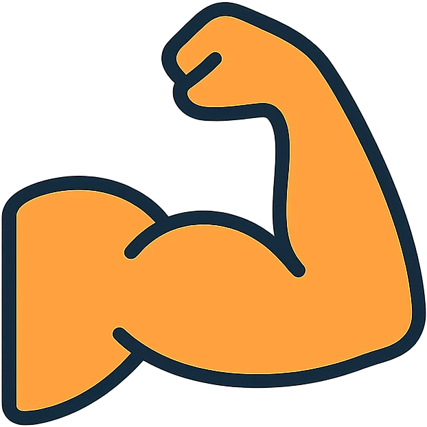 sportsmans biceps emoji