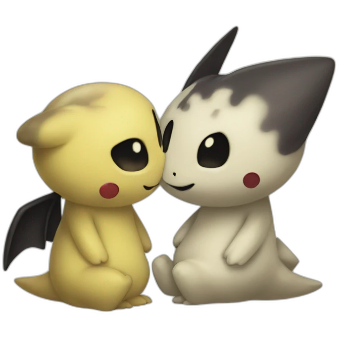 Pokemon Mimikyu kiss emoji