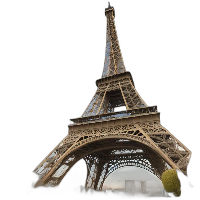 Tour Eiffel avec végétation emoji
