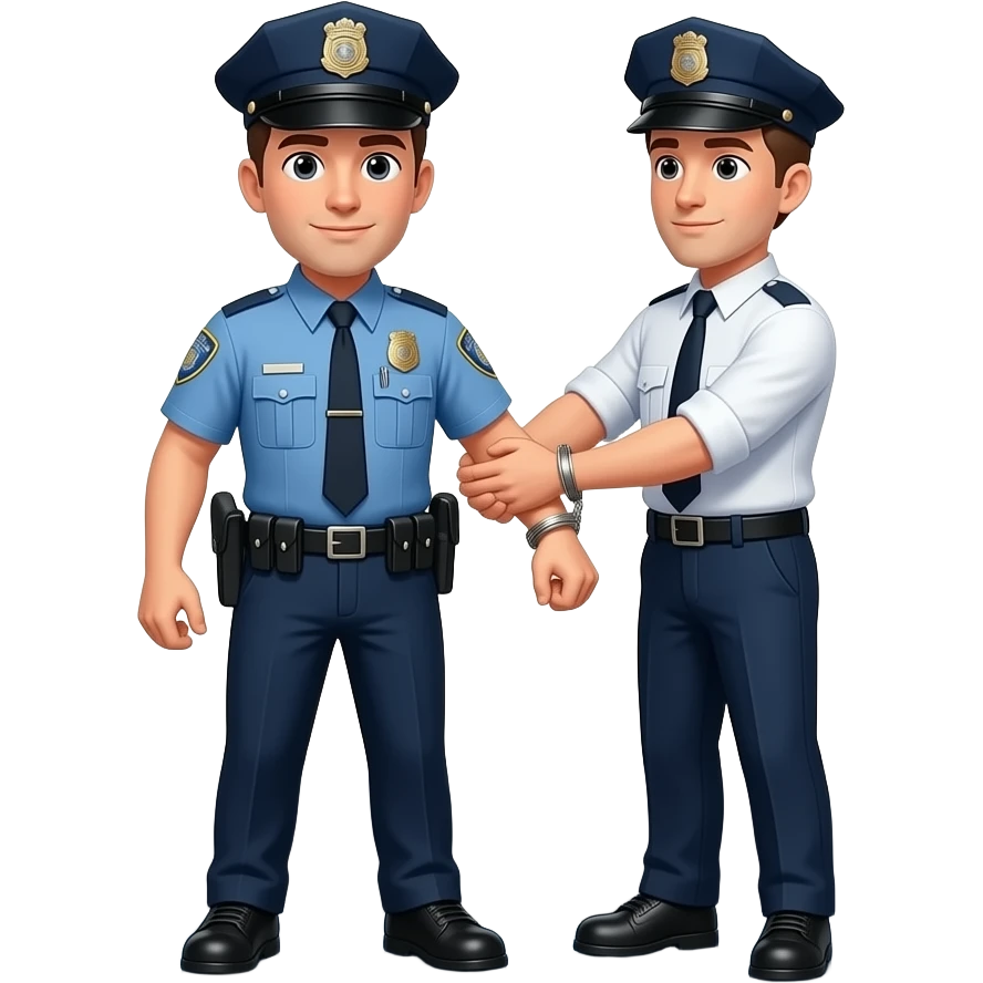 Policía arrestado a piloto en la carretera emoji