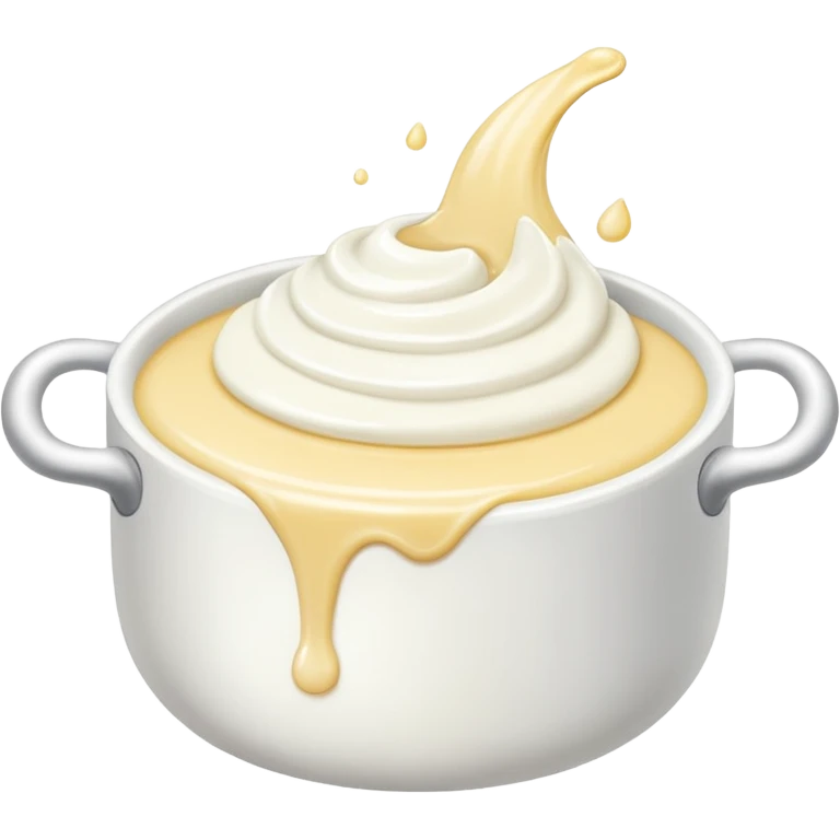 just Cream without a plate emoji